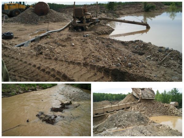 В Приамурье оштрафовали золотодобытчиков за загрязнение реки - новости экологии на ECOportal